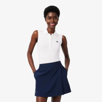 Slim fit golfpolo med UV-beskyttelse for kvinner