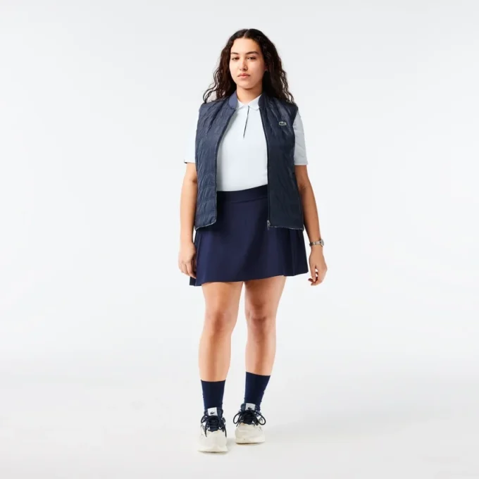 Slim fit golfpolo med UV-beskyttelse for kvinner