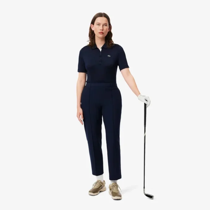 Slim fit golfpolo med UV-beskyttelse for kvinner