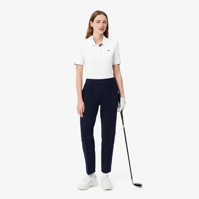 Slim fit golfpolo med UV-beskyttelse for kvinner
