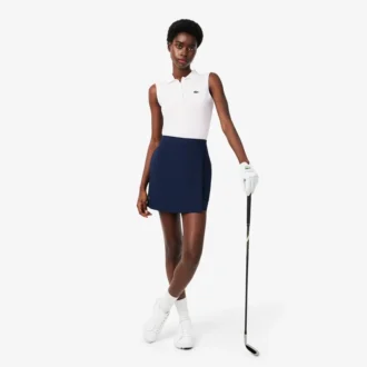 Slim fit golfpolo med UV-beskyttelse for kvinner