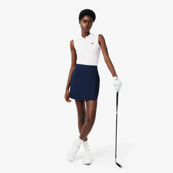Slim fit golfpolo med UV-beskyttelse for kvinner
