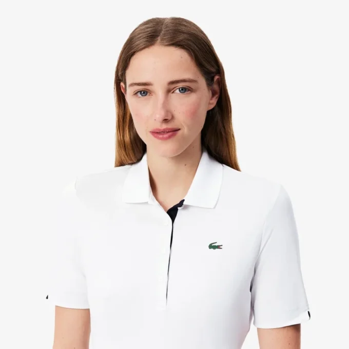 Slim fit golfpolo med UV-beskyttelse for kvinner