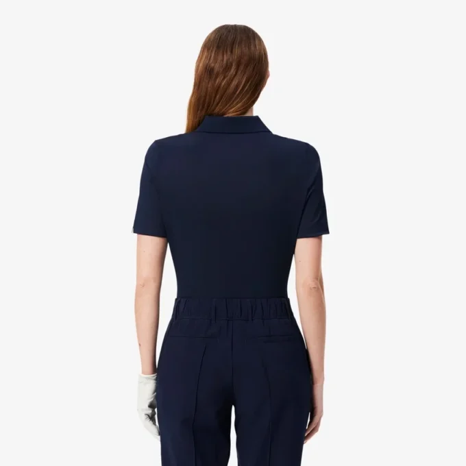 Slim fit golfpolo med UV-beskyttelse for kvinner