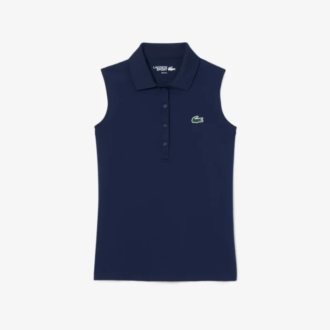 Slim fit golfpolo med UV-beskyttelse for kvinner