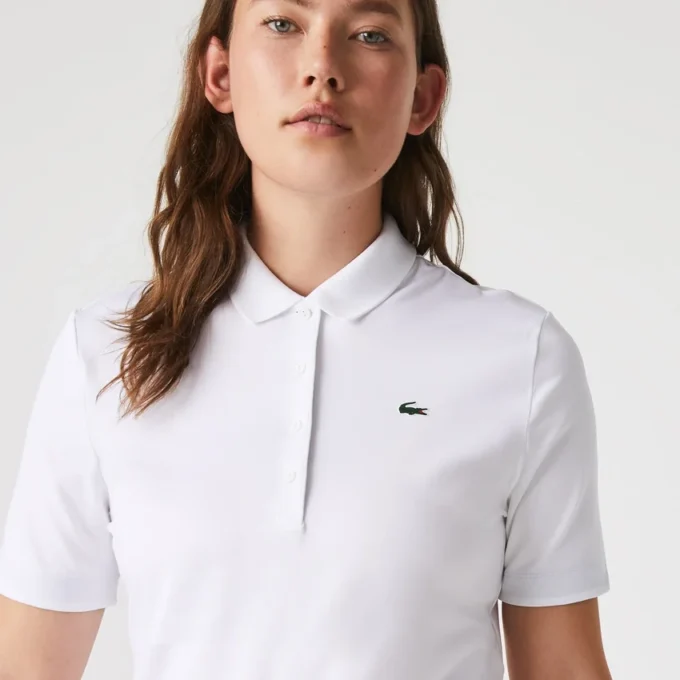 Slim fit golfpolo med UV-beskyttelse for kvinner