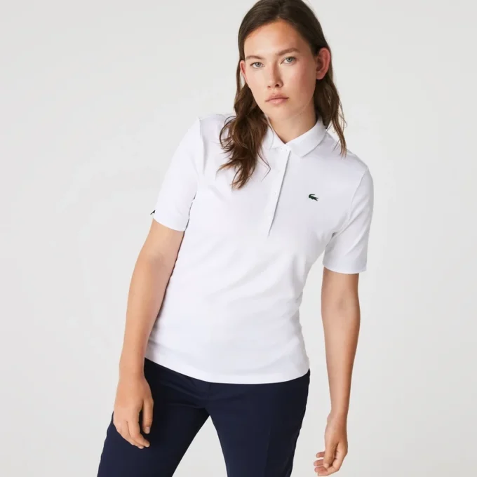 Slim fit golfpolo med UV-beskyttelse for kvinner