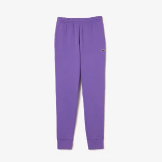 Slim fit joggebukse i økologisk bomull for menn