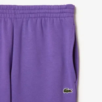 Slim fit joggebukse i økologisk bomull for menn