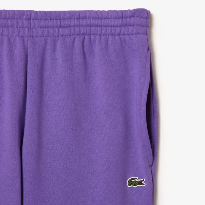 Slim fit joggebukse i økologisk bomull for menn