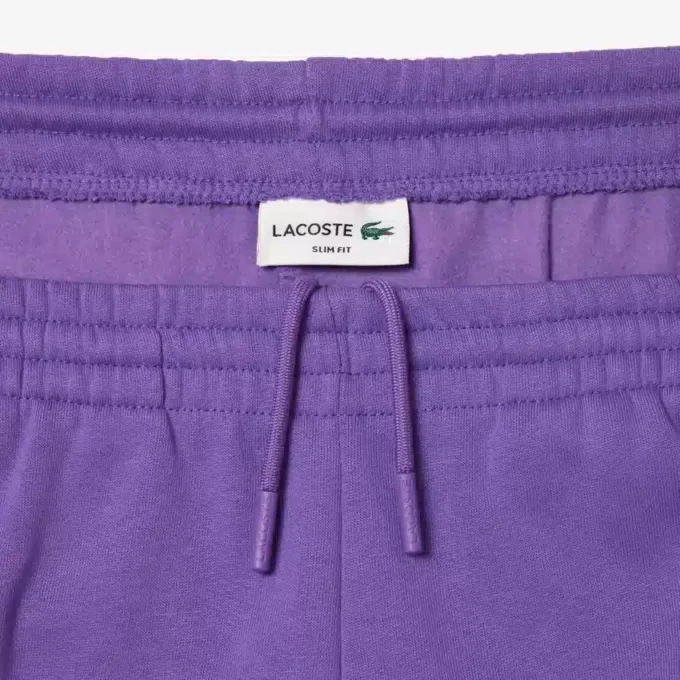 Slim fit joggebukse i økologisk bomull for menn
