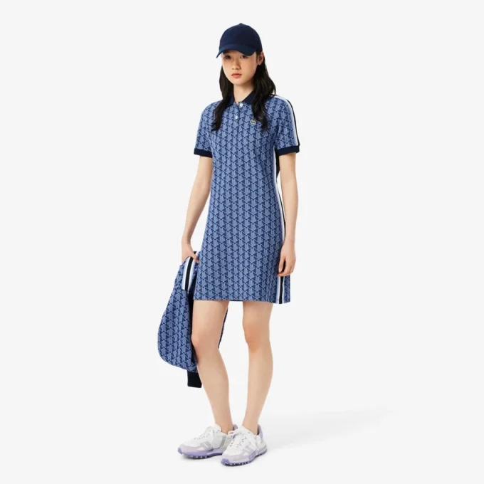 Slim Fit Monogram Pologenser for kvinner