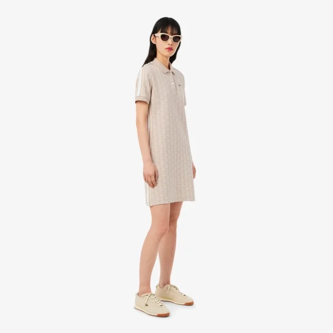 Slim Fit Monogram Pologenser for kvinner