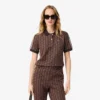 Slim Fit Monogram Pologenser for kvinner