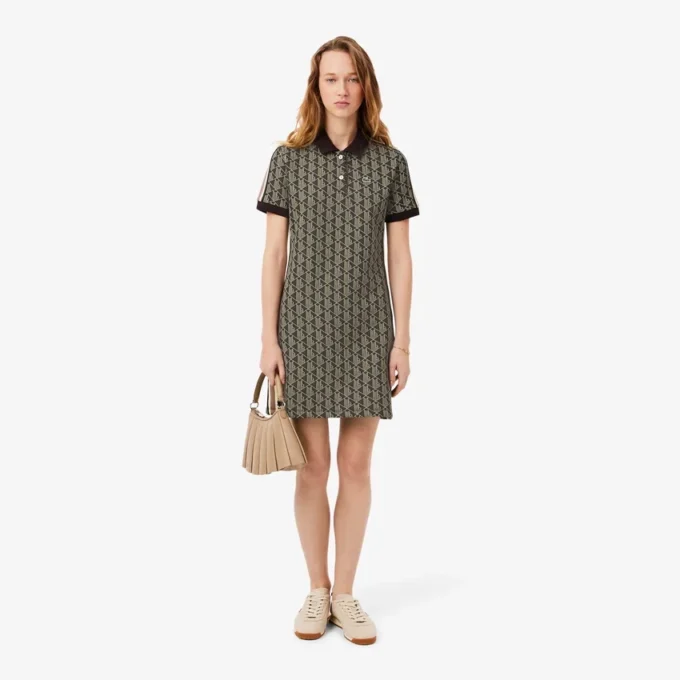 Slim Fit Monogram Pologenser for kvinner