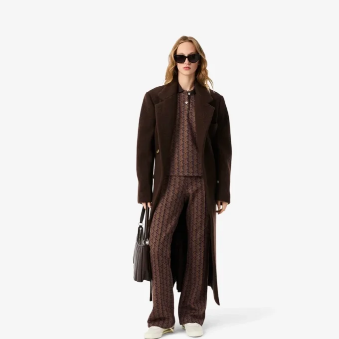 Slim Fit Monogram Pologenser for kvinner