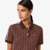 Slim Fit Monogram Pologenser for kvinner