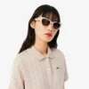 Slim Fit Monogram Pologenser for kvinner