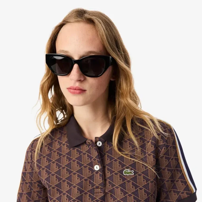 Slim Fit Monogram Pologenser for kvinner