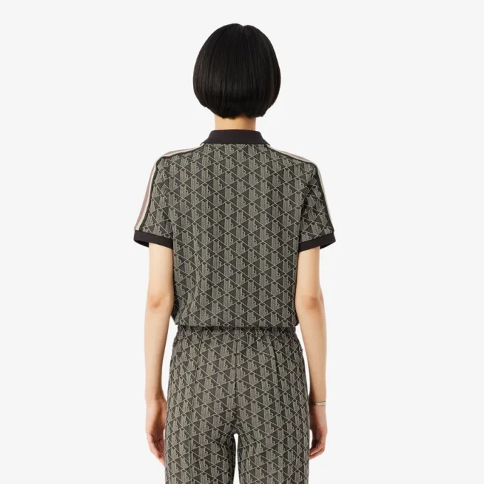 Slim Fit Monogram Pologenser for kvinner