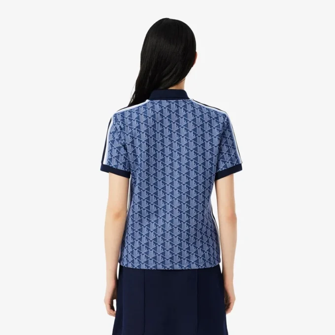 Slim Fit Monogram Pologenser for kvinner