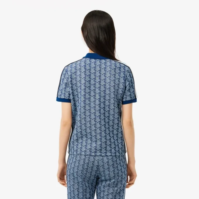 Slim Fit Monogram Pologenser for kvinner