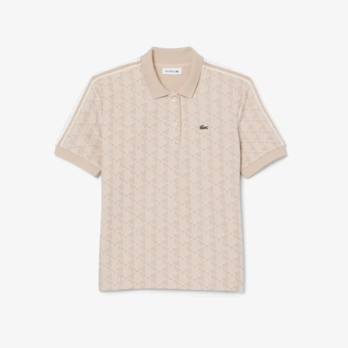 Slim Fit Monogram Pologenser for kvinner