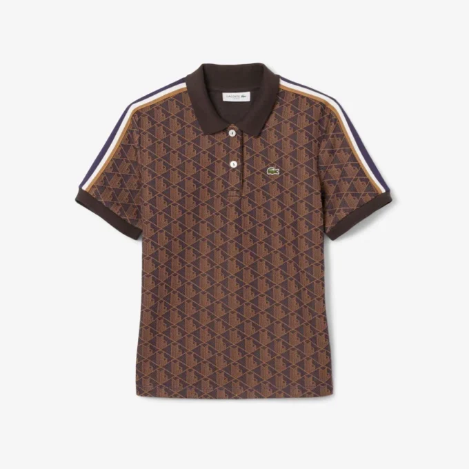 Slim Fit Monogram Pologenser for kvinner
