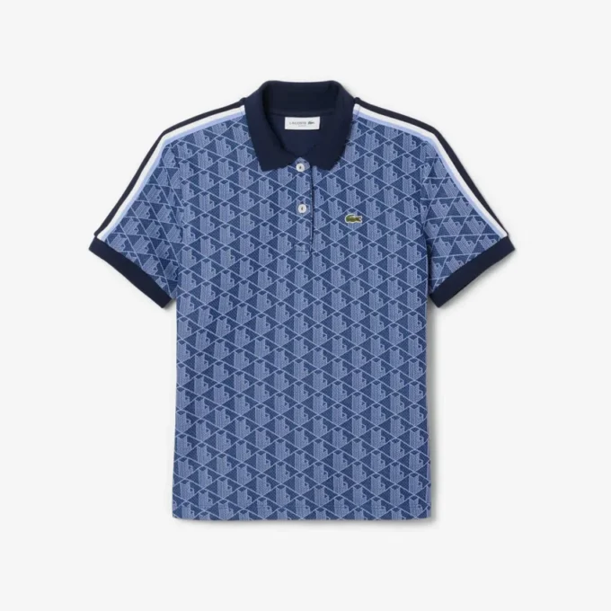 Slim Fit Monogram Pologenser for kvinner