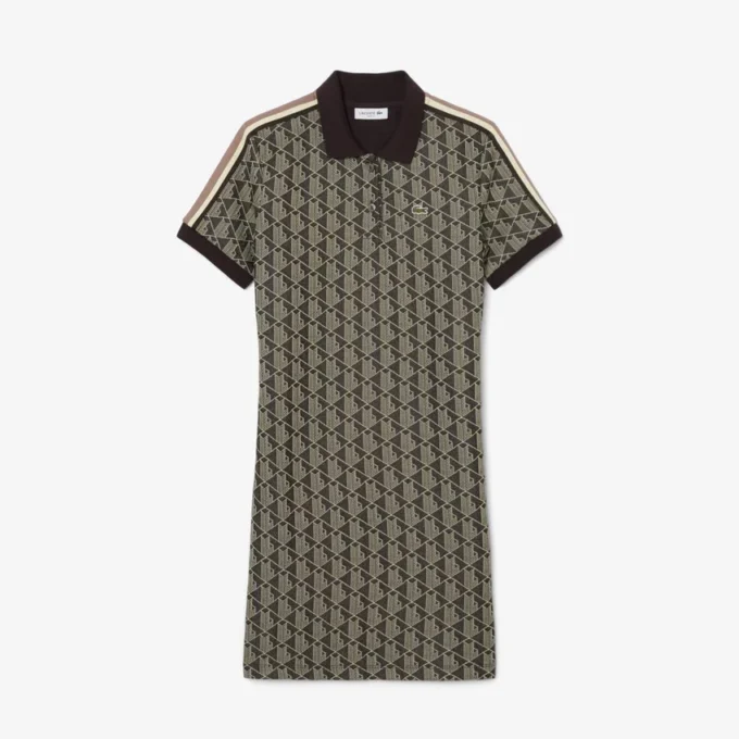 Slim Fit Monogram Pologenser for kvinner
