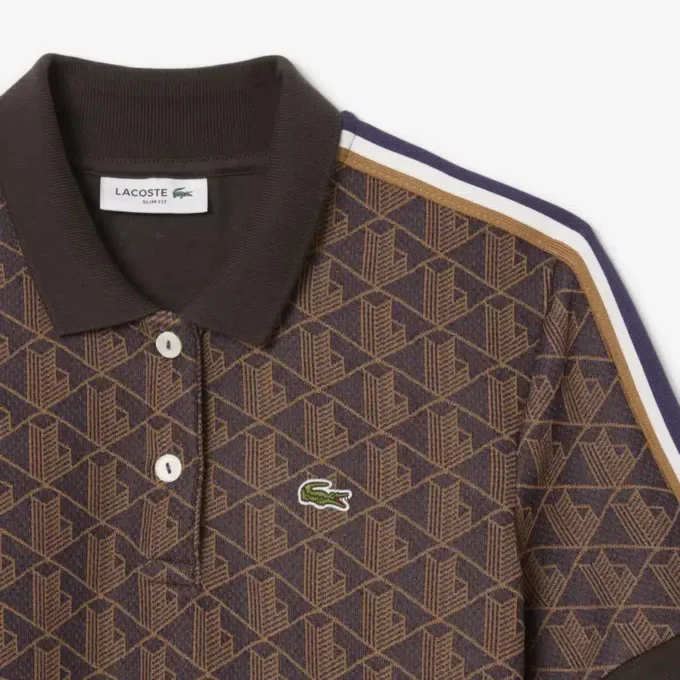 Slim Fit Monogram Pologenser for kvinner