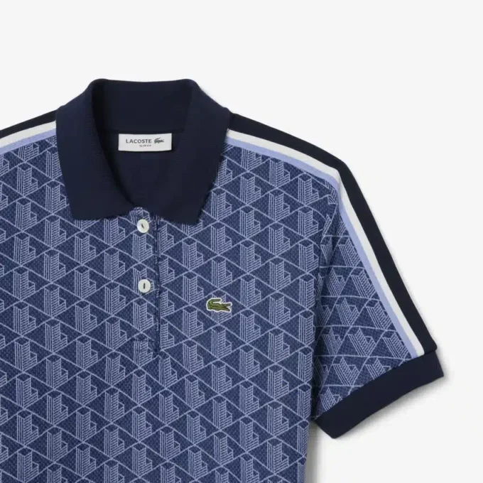 Slim Fit Monogram Pologenser for kvinner