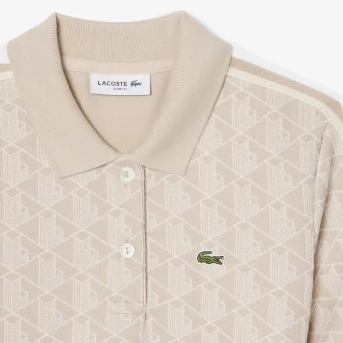 Slim Fit Monogram Pologenser for kvinner