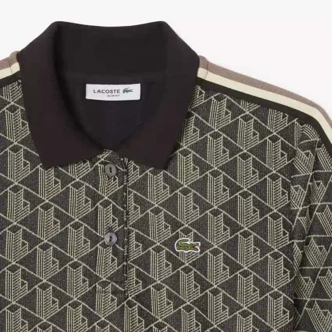Slim Fit Monogram Pologenser for kvinner