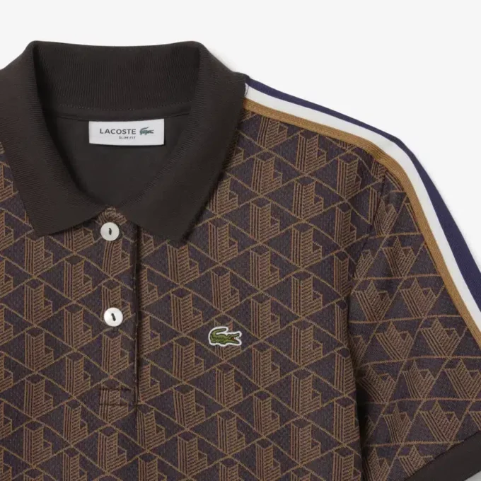Slim Fit Monogram Pologenser for kvinner