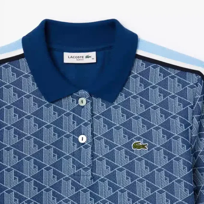 Slim Fit Monogram Pologenser for kvinner