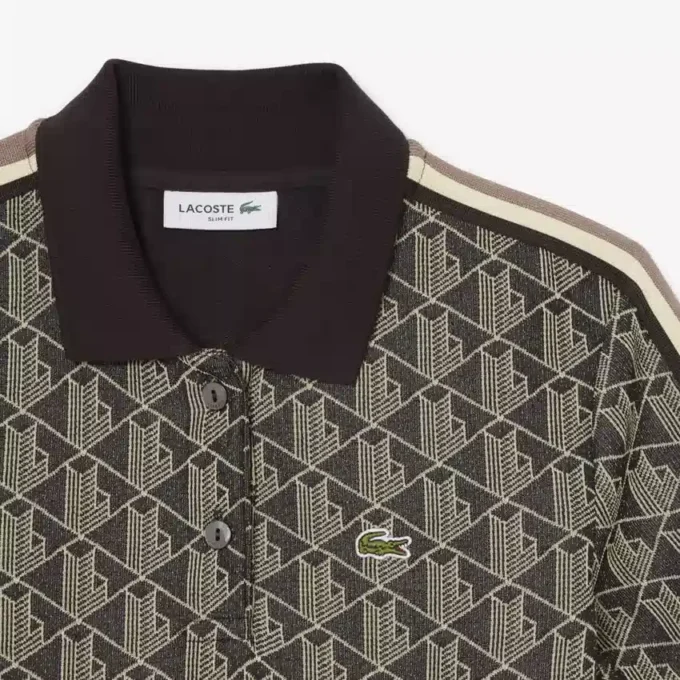 Slim Fit Monogram Pologenser for kvinner