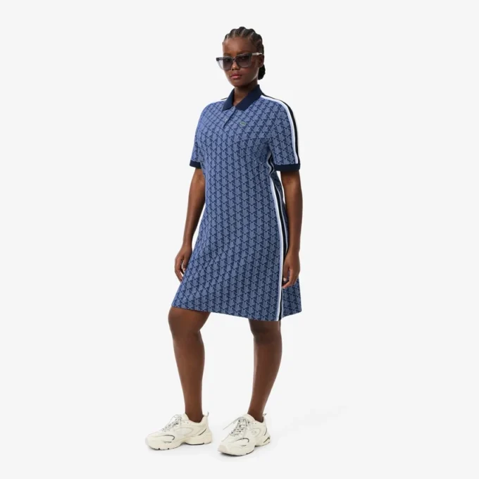 Slim Fit Monogram Pologenser for kvinner