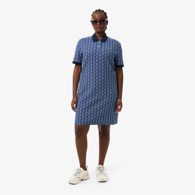 Slim Fit Monogram Pologenser for kvinner