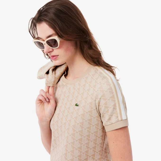 Slim fit Monogram T-skjorte for kvinner