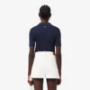 Slim fit Pointelle-pologenser med merke fra L.12.12 for kvinner