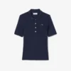 Slim fit Pointelle-pologenser med merke fra L.12.12 for kvinner