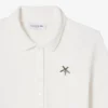 Slim fit Pointelle-pologenser med merke fra L.12.12 for kvinner