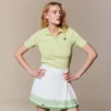 Slim fit Pointelle-pologenser med merke fra L.12.12 for kvinner