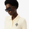 Slim fit-polo med broderi
