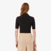 Slim fit-polo med broderi