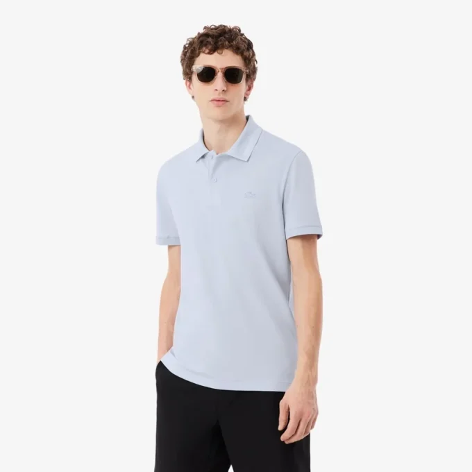 Slim Fit-polo med merke