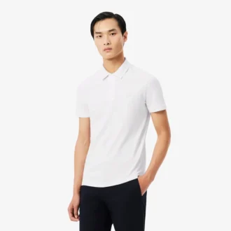 Slim Fit-polo med merke