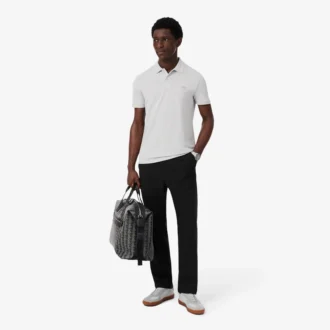 Slim Fit-polo med merke