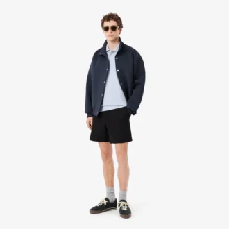 Slim Fit-polo med merke